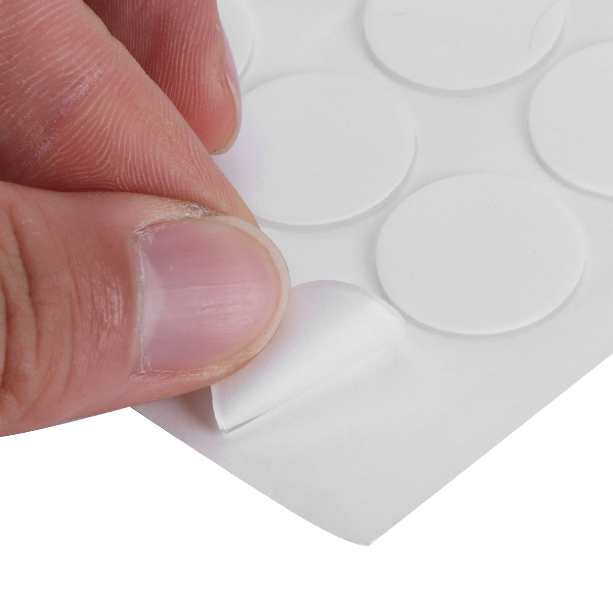 70Pcs Round Sticker Acrylic Acid Transparent Double Sided Adhesive Tape for Fixation