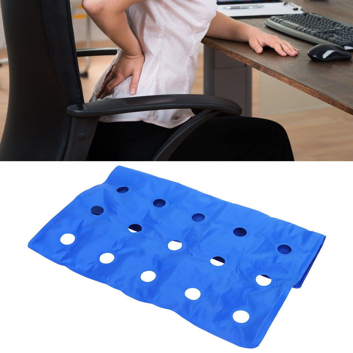 Inflatable Seat Cushion Comfortable Chair Cushion for Wheel Chair Home Office Use