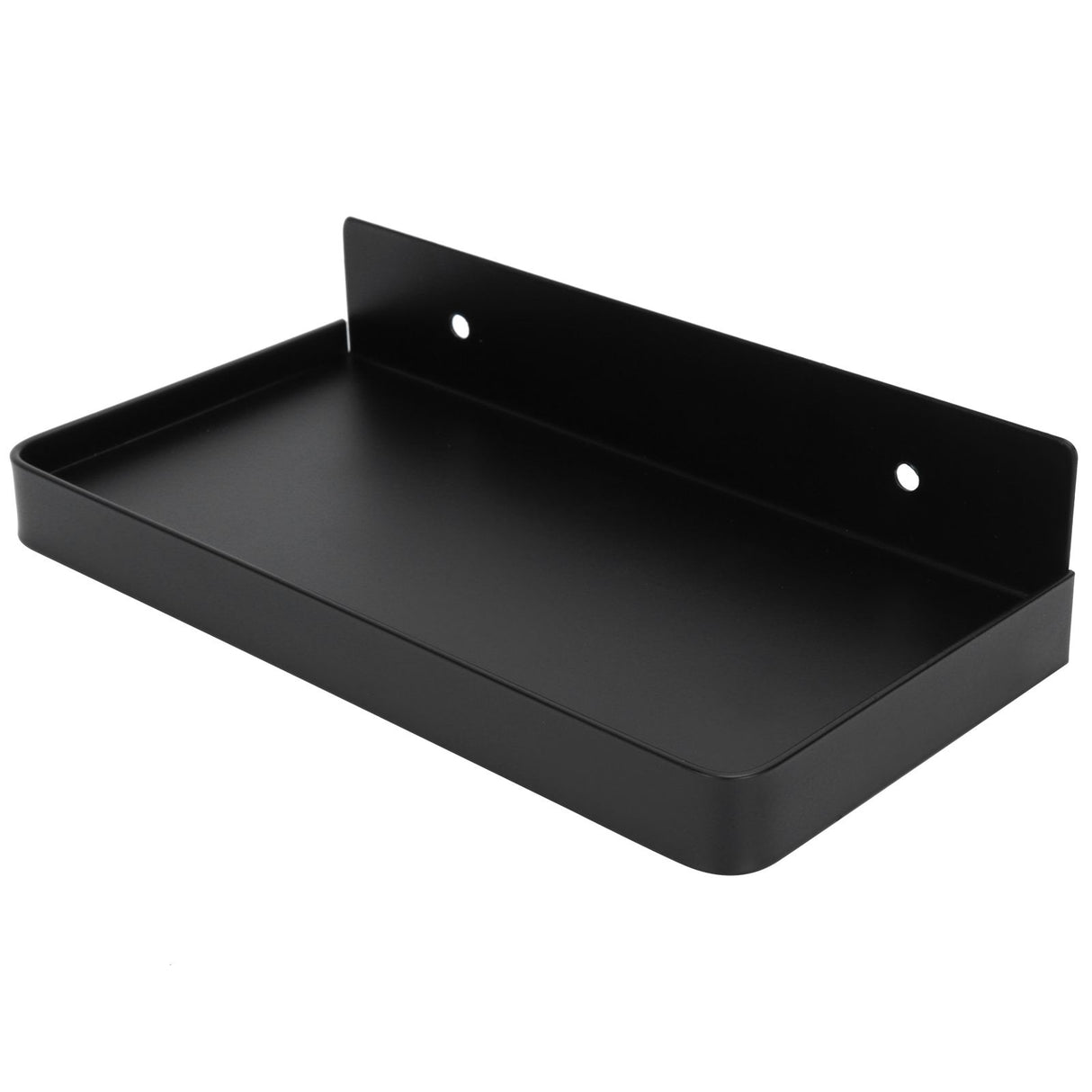Bathroom Phone Holder Wall Mounted Thick Phone Storage Shelf Toilet Accessory 185x90mmBlack