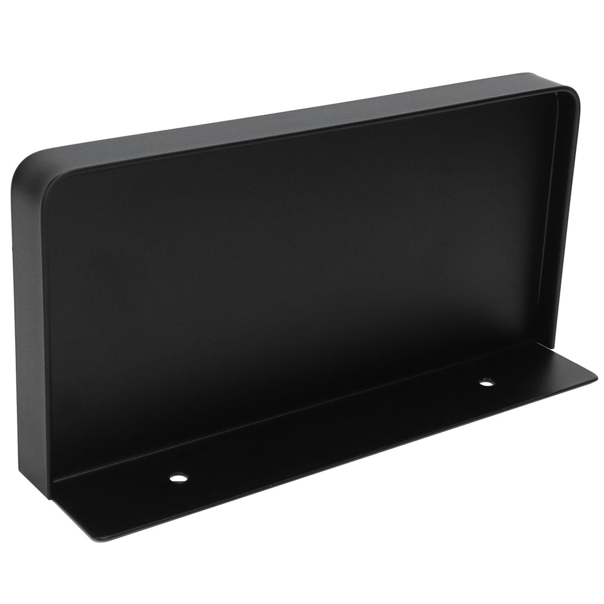Bathroom Phone Holder Wall Mounted Thick Phone Storage Shelf Toilet Accessory 185x90mmBlack