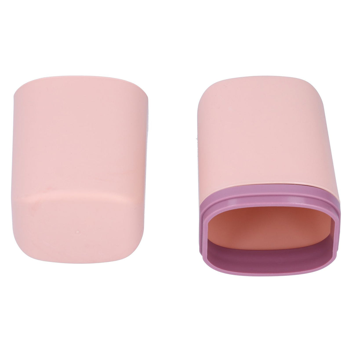 Portable Toothbrush Holder Toothbrush Storage Box Toothpaste Box for Indoor Outdoor Camping TravelPink