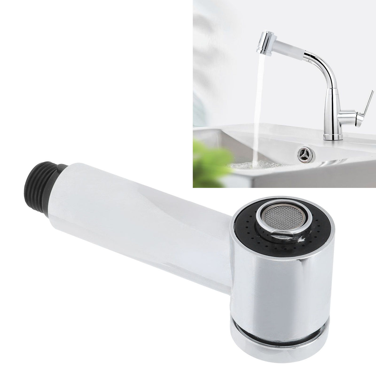 G1/2in Faucet Sprayer Suspension Kitchen Tap Spray Nozzle Head Bathroom Accessory