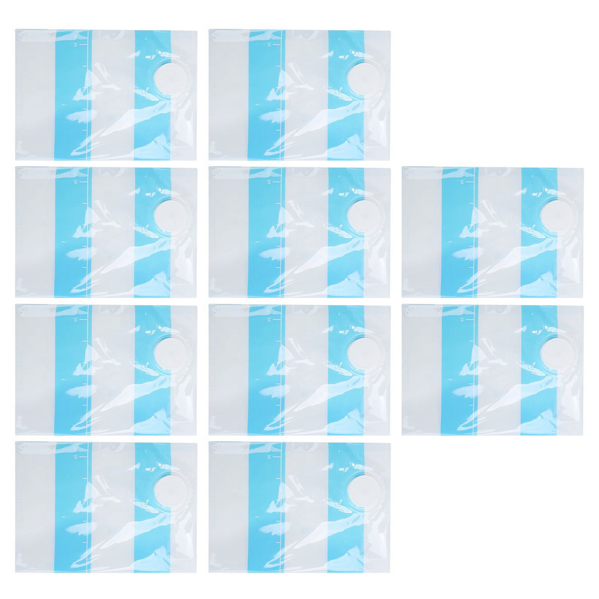 10Pcs/Set 12C Vacuum Storage Bag Space Saving Compressed Bag with 3.5cm Thread Air Inlet 80 x 60 cm