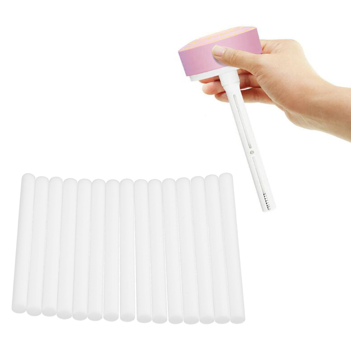 30Pcs Humidifier Cotton Swab Filter Replacement Atomizer Aroma Diffuser Parts 8x100mm