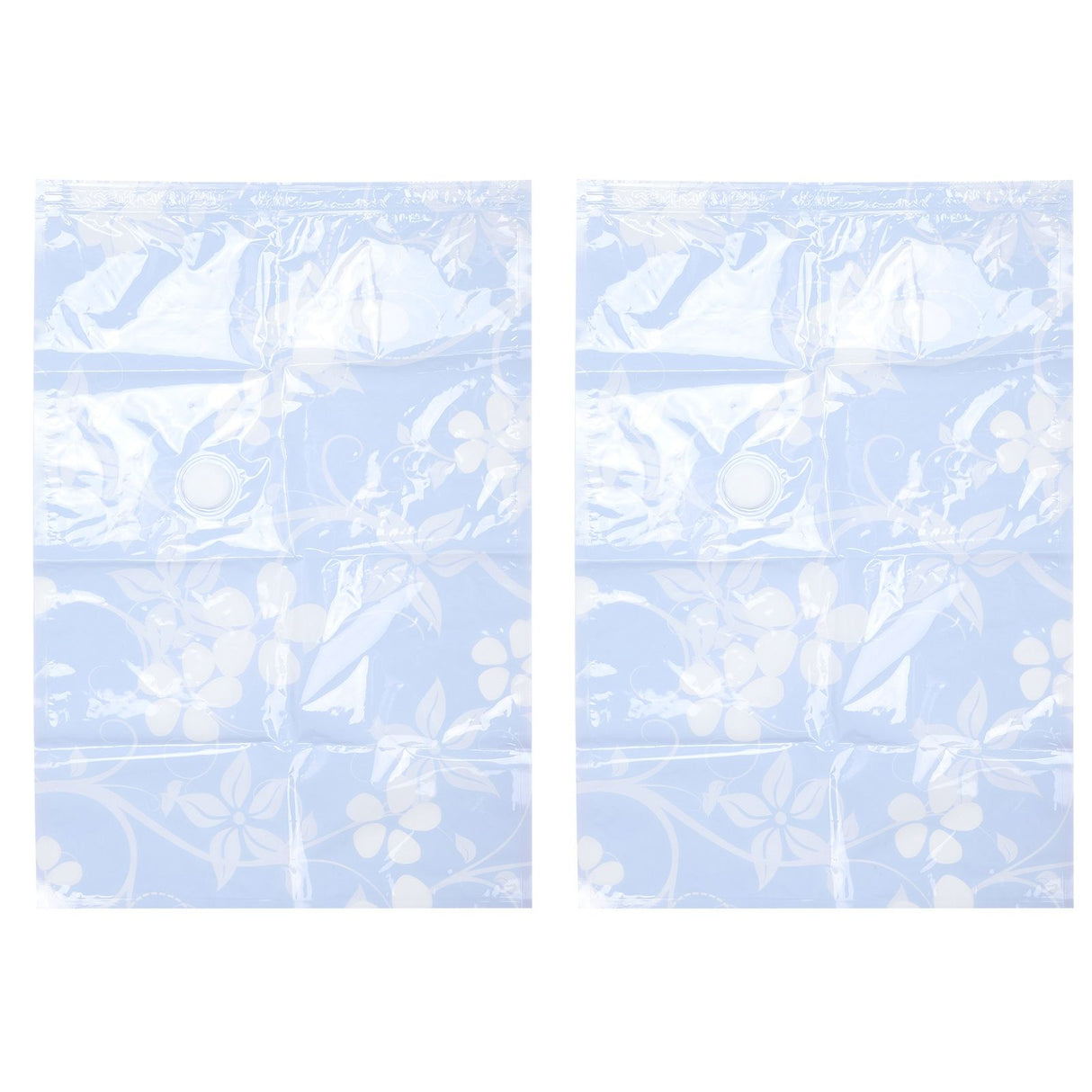 2PCS Vacuum Storage Bag Transparent Travel Blanket Clothes Quilt Vacuum Compressed Bag40x60CM