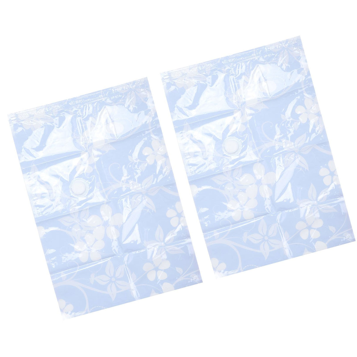 2PCS Vacuum Storage Bag Transparent Travel Blanket Clothes Quilt Vacuum Compressed Bag40x60CM