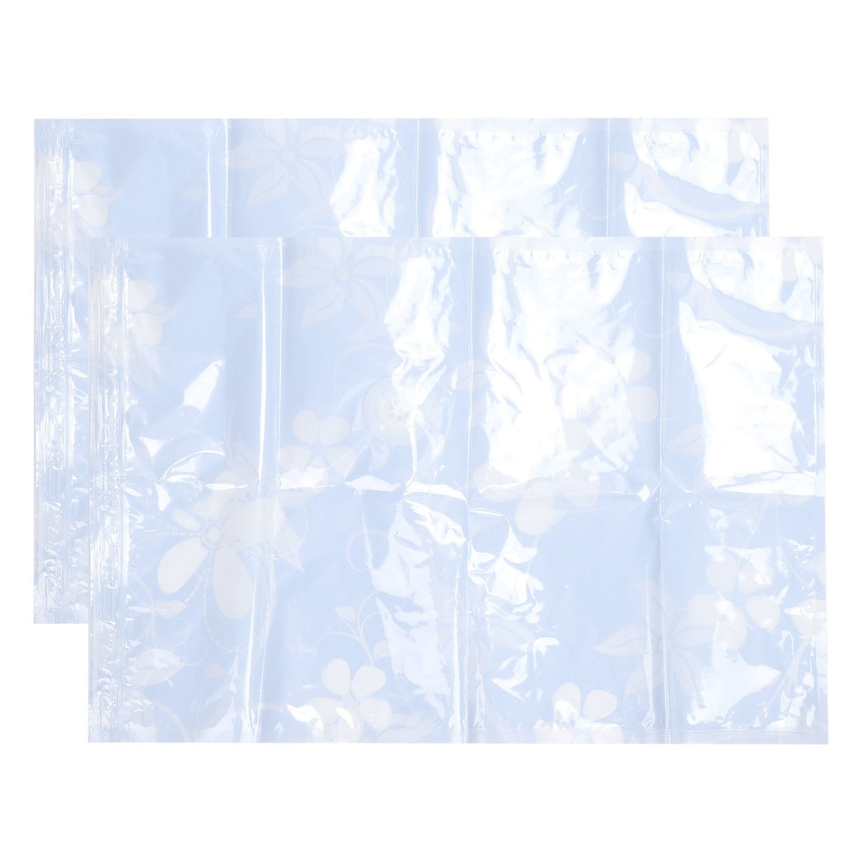 2PCS Vacuum Storage Bag Transparent Travel Blanket Clothes Quilt Vacuum Compressed Bag40x60CM
