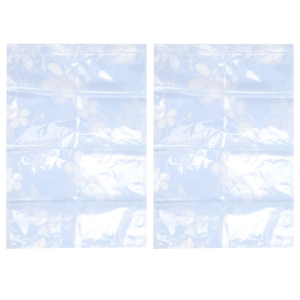 2PCS Vacuum Storage Bag Transparent Travel Blanket Clothes Quilt Vacuum Compressed Bag40x60CM