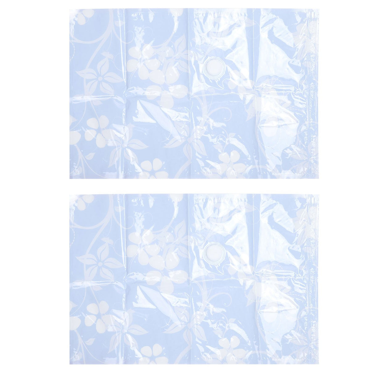2PCS Vacuum Storage Bag Transparent Travel Blanket Clothes Quilt Vacuum Compressed Bag40x60CM