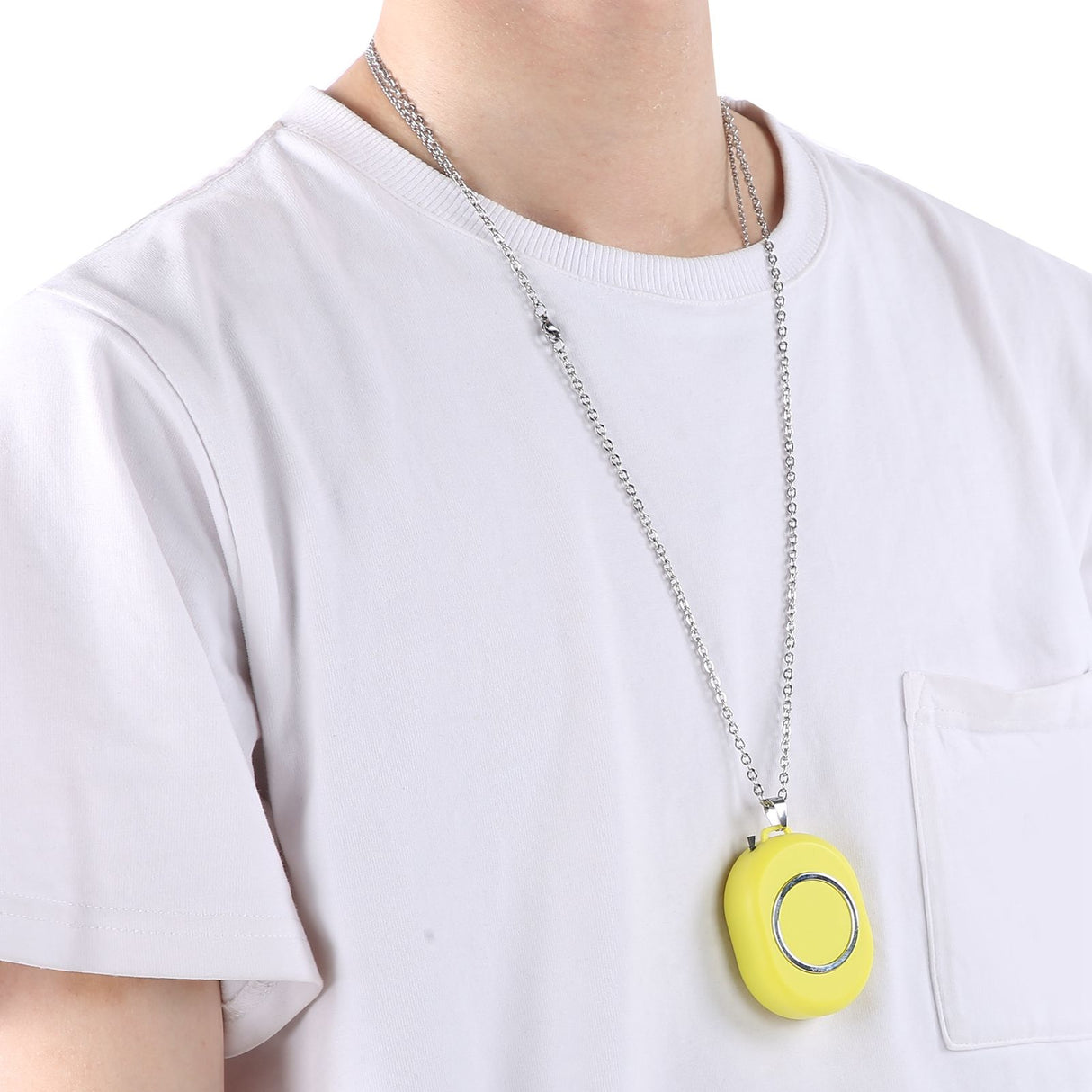 USB Rechargeable Portable Neck Hanging Air Purifier Wearable Negative Ion Air Cleaner Necklace