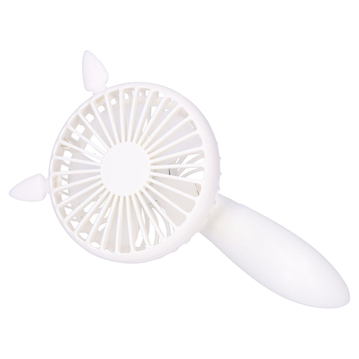 Portable Fan 180 Degrees Rotation Desktop USB Rechargeable Electric Mini Cooling FanWhite