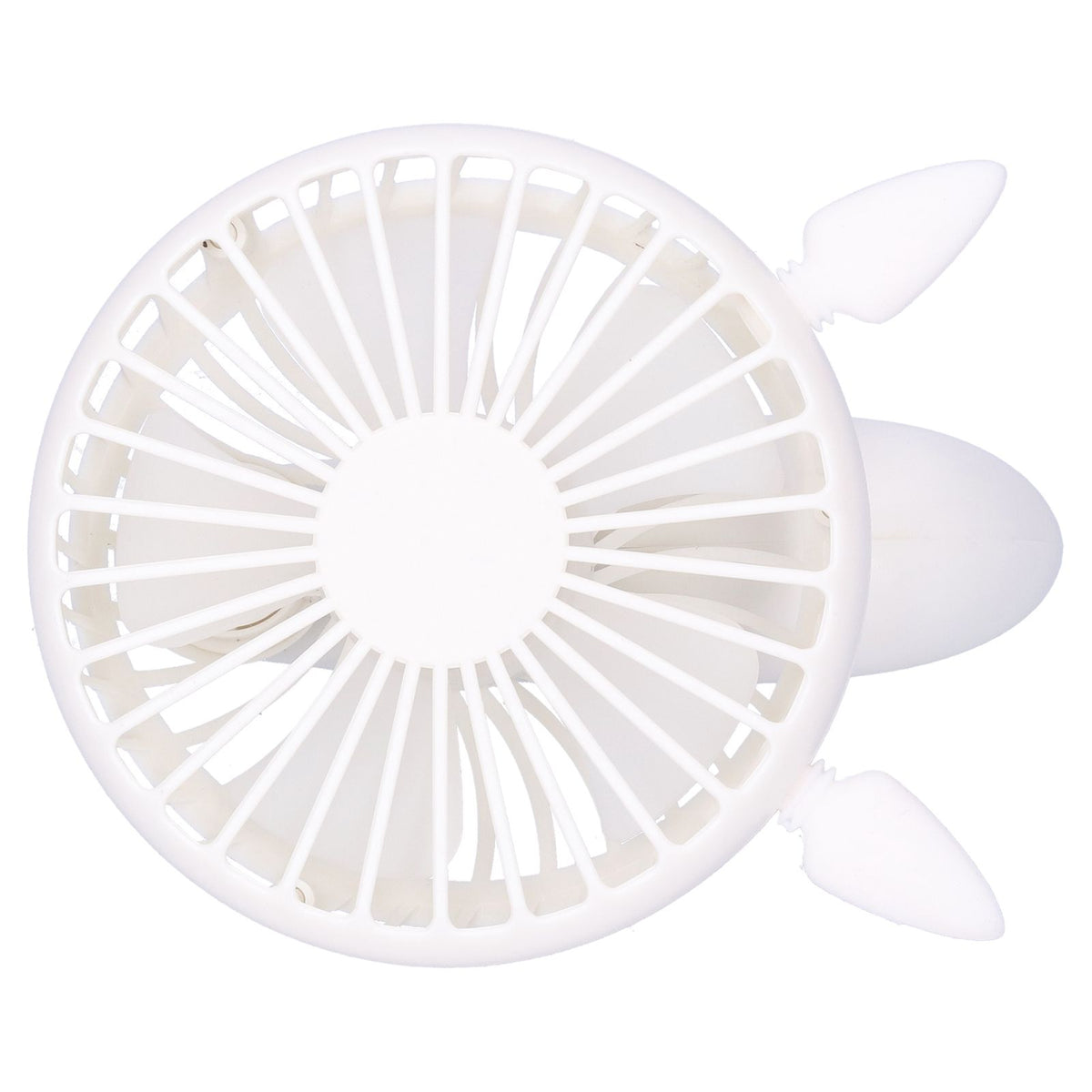 Portable Fan 180 Degrees Rotation Desktop USB Rechargeable Electric Mini Cooling FanWhite