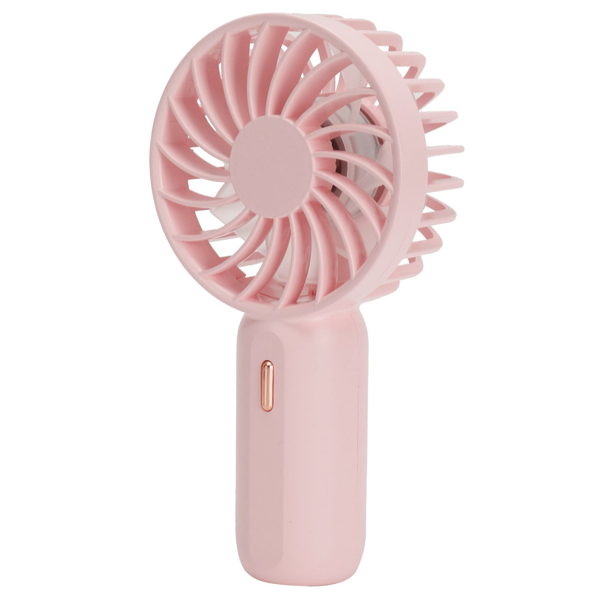Portable Handheld Fan USB Rechargeable Enhanced Wind Small Fan for Travel Office StudyPink
