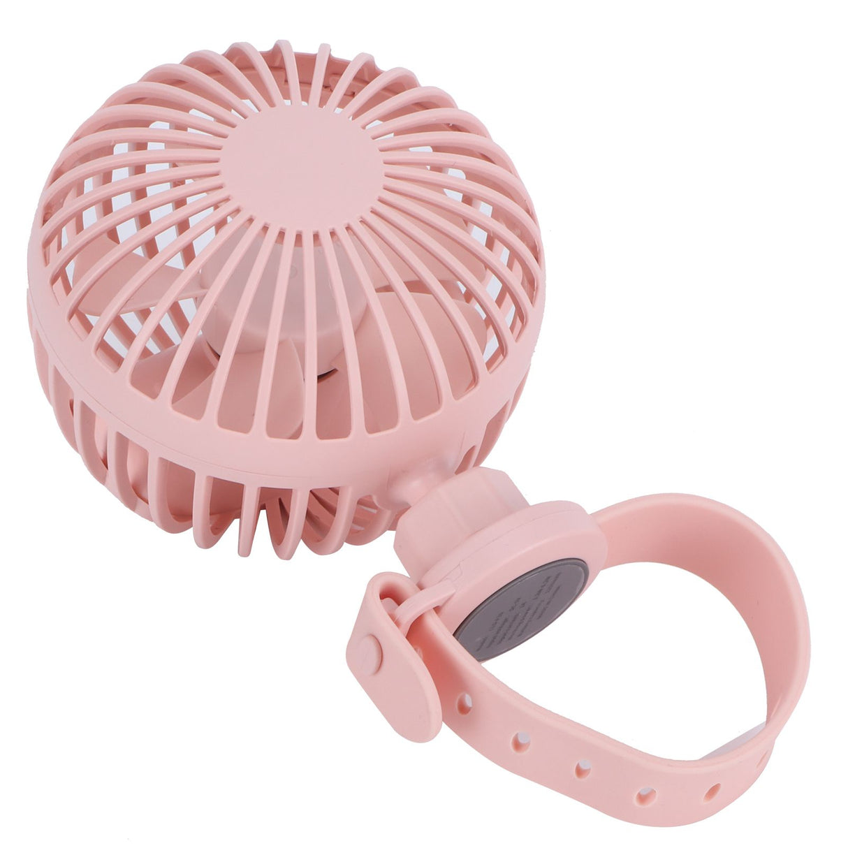 USB Charging Fan with Comfortable Wrist Strap Portable Mini Fan for Indoor Outdoor TravelPink