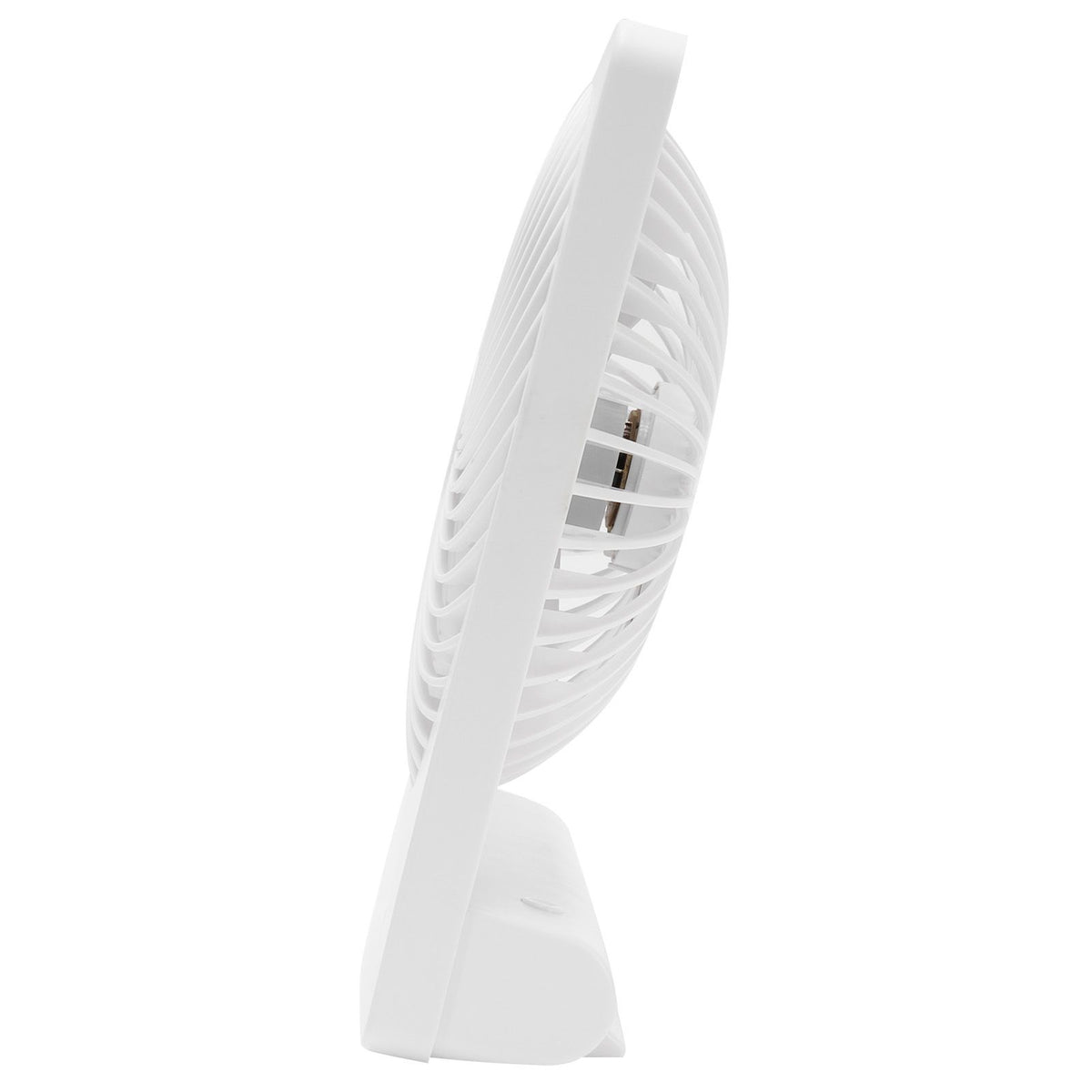 Portable Desktop Fan Mute Desktop USB Charging White Small Fan for Home Office Dormitory