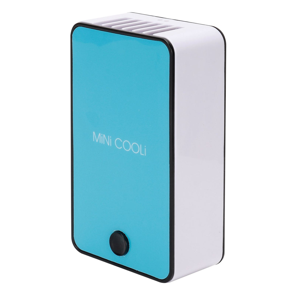 Bladeless Fan Portable Grafted Eyelash Blower Dryer Mini Air Conditioner USB Charging Blue