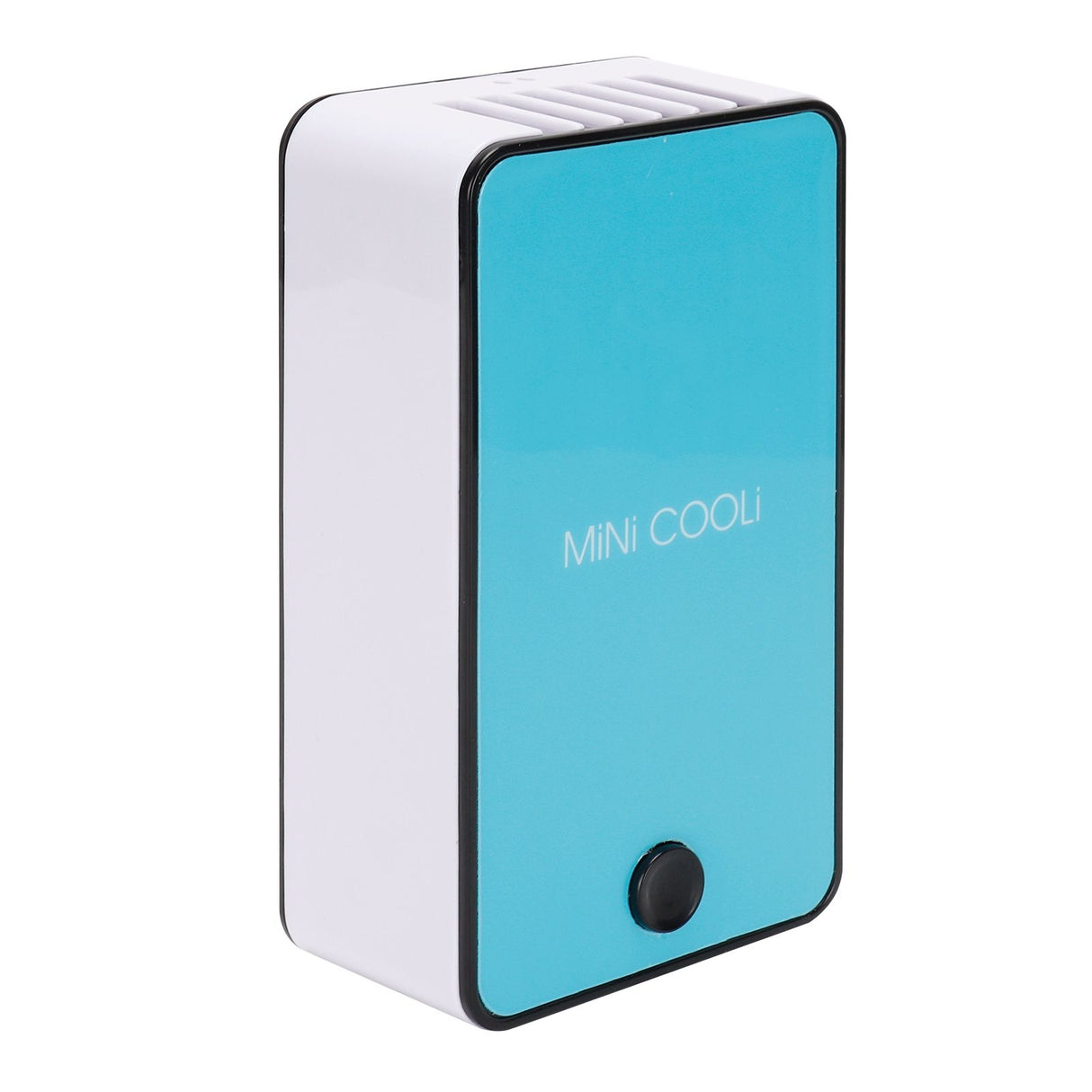 Bladeless Fan Portable Grafted Eyelash Blower Dryer Mini Air Conditioner USB Charging Blue