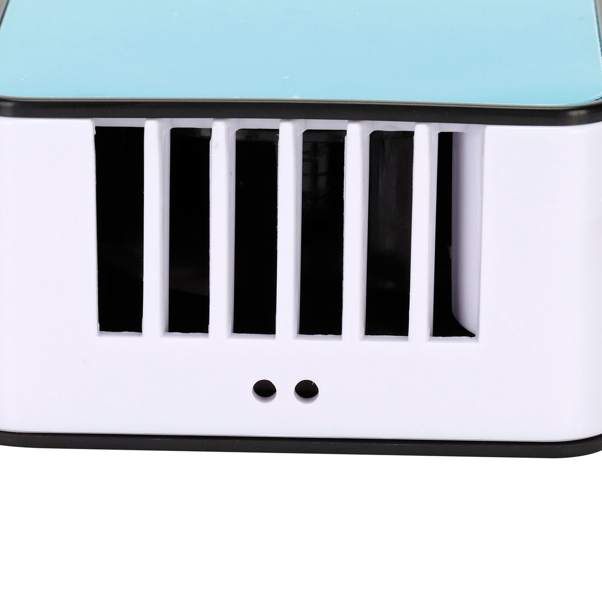 Bladeless Fan Portable Grafted Eyelash Blower Dryer Mini Air Conditioner USB Charging Blue