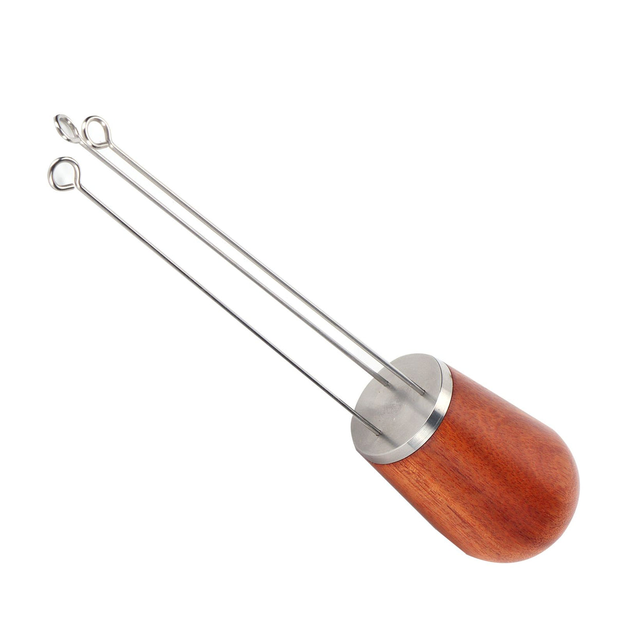 Stainless Steel Needle Type Coffee Powder Distributor Wood Handle Coffee Distribution Tool