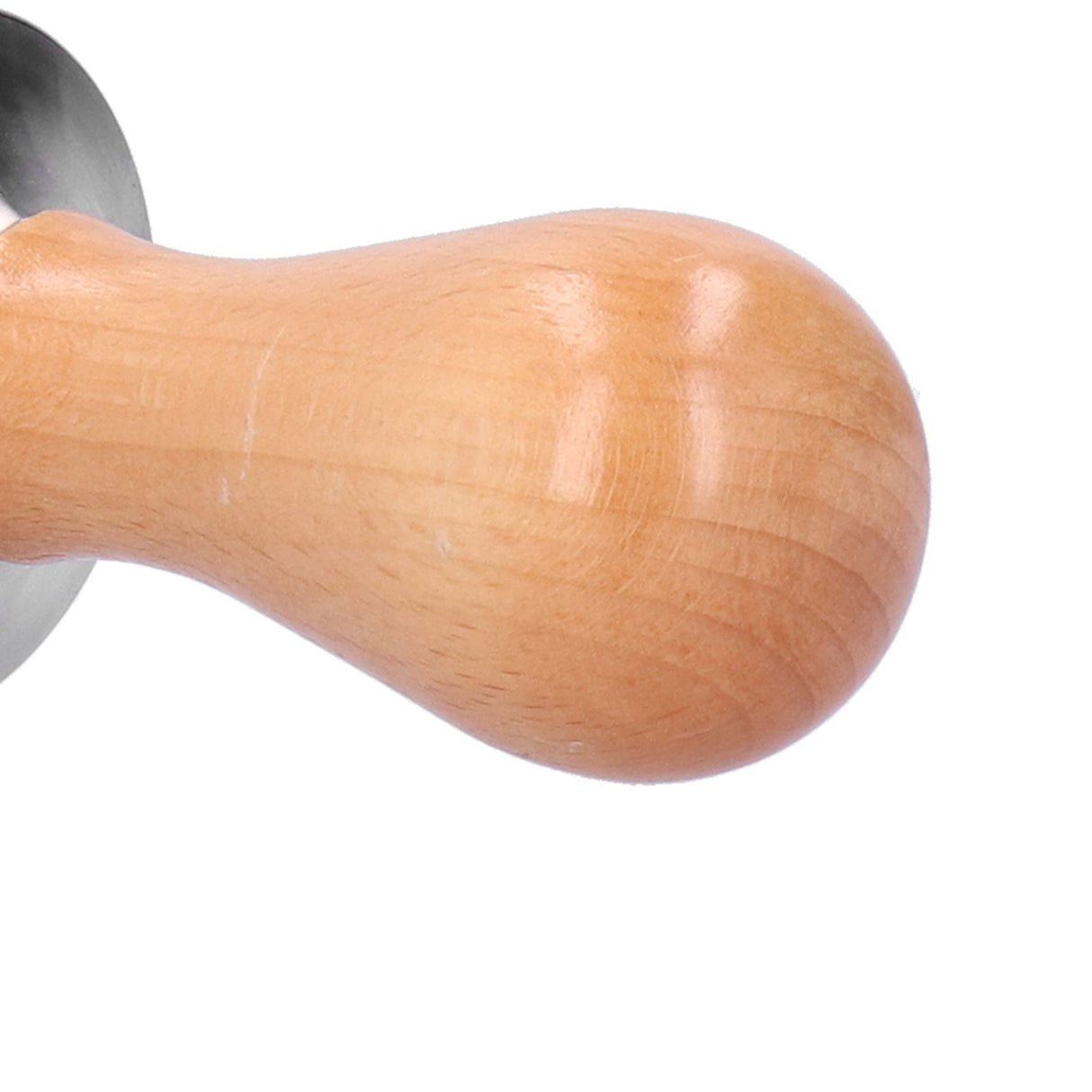 51mm Coffee Tamper Stainless Steel Coffee Powder Press Hammer with Wood Handle Tool
