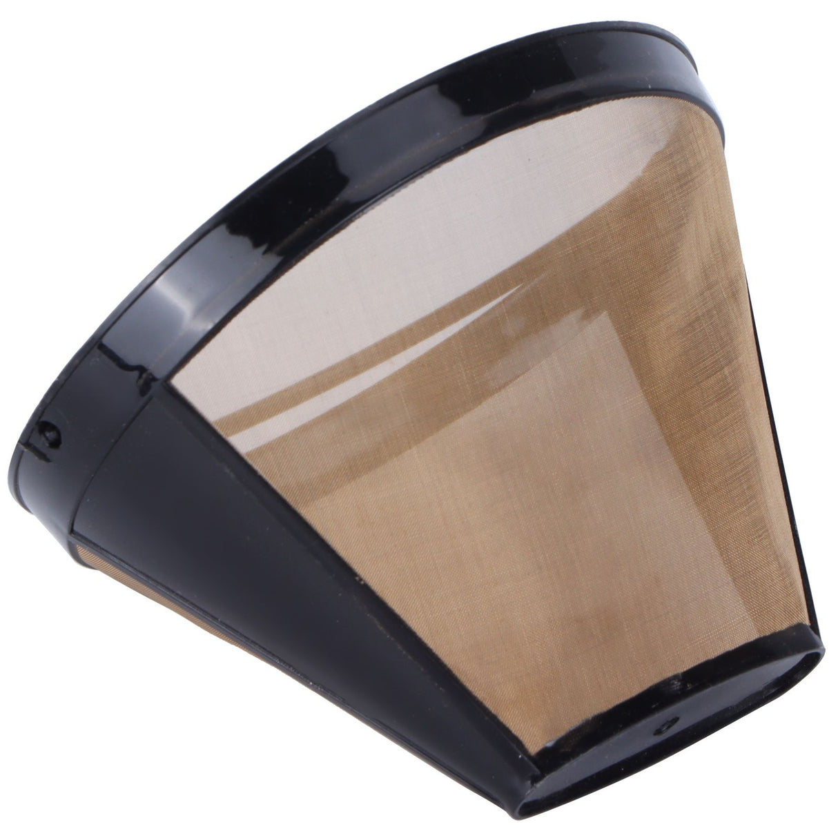 Stainless Steel Coffee Filter Coffee Machine Reusable Cone Coffee Filter Strainer Gold
