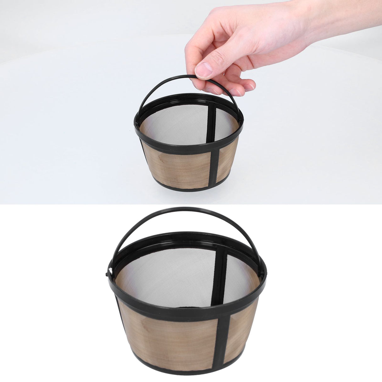 Reusable Coffee Filter Stainless Steel Coffee Machine Filter Fit for Mr. Coffee Machines