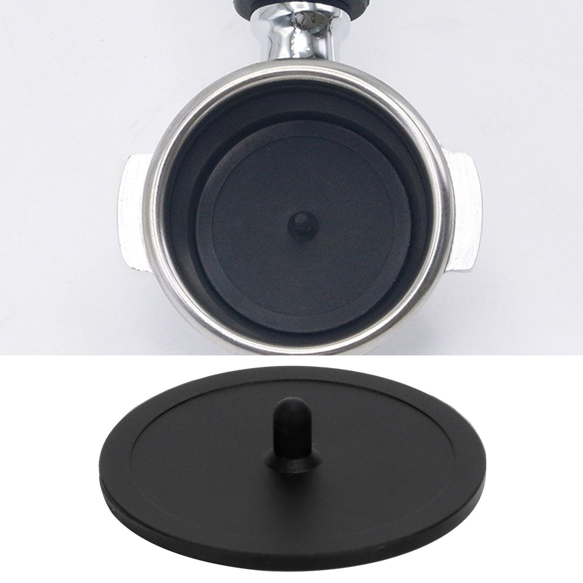 Blind Filter Rubber Backflush Disk for Semi Automatic Coffee Machine Portafilter Cleaning Tool