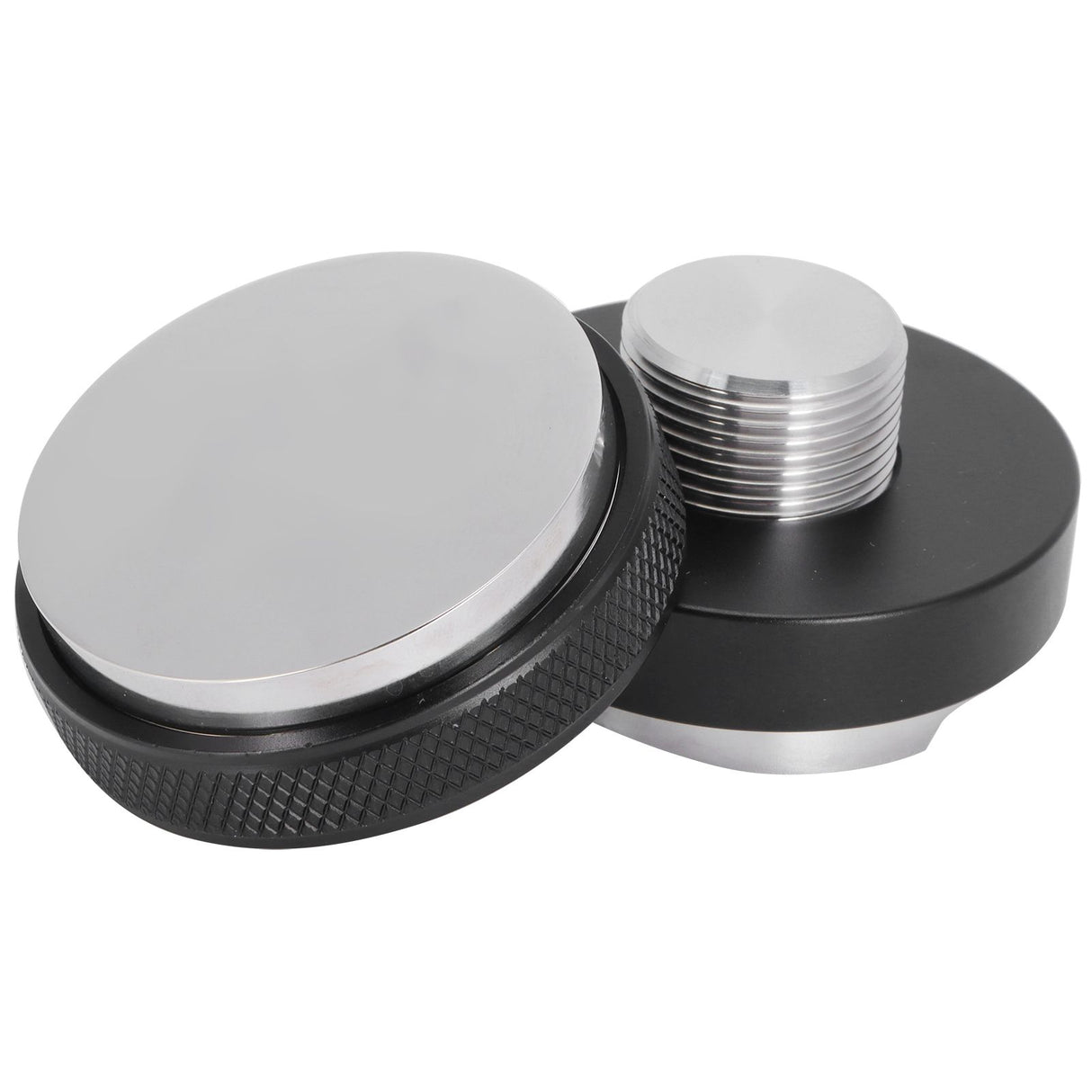 51mm Coffee Distributor 3 Angled Slopes Double Head Adjustable Height Coffee Tamper