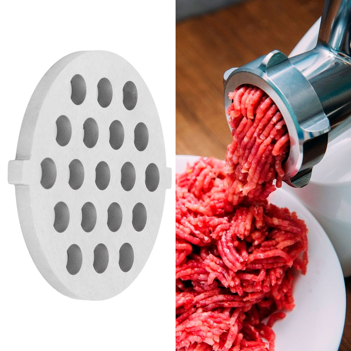 Meat Grinder Plate Disc Stainless Steel Grinding Blade Meat Mincer Accessory 8mm