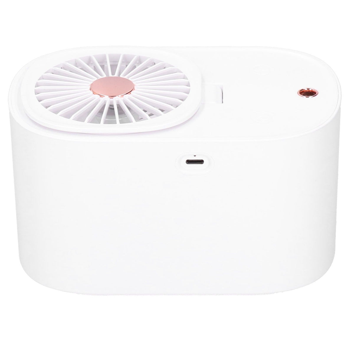 90 Degree Folding Electric Fan 2 in1 Portable Humidifying Electric Fan for Home OfficeWhite