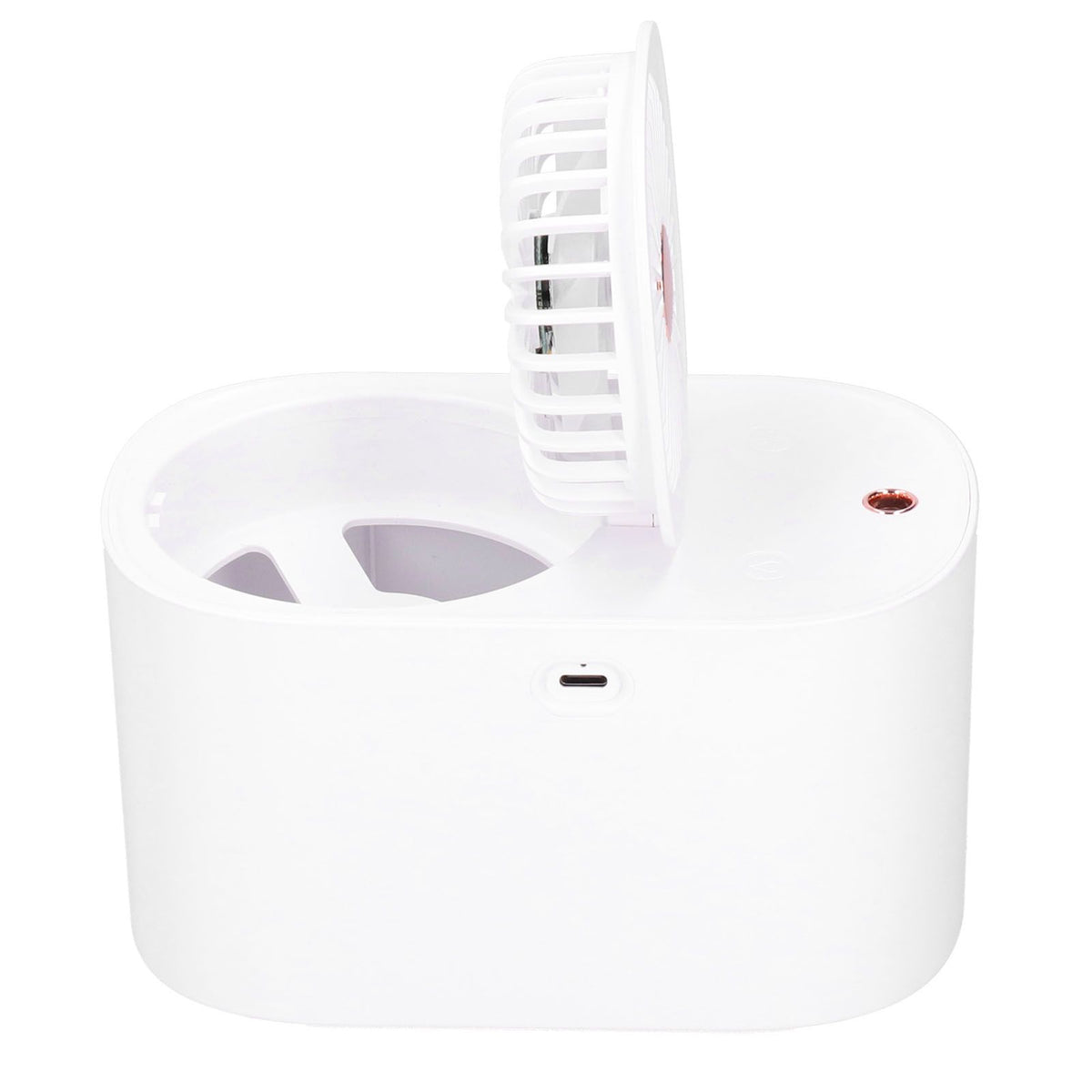 90 Degree Folding Electric Fan 2 in1 Portable Humidifying Electric Fan for Home OfficeWhite