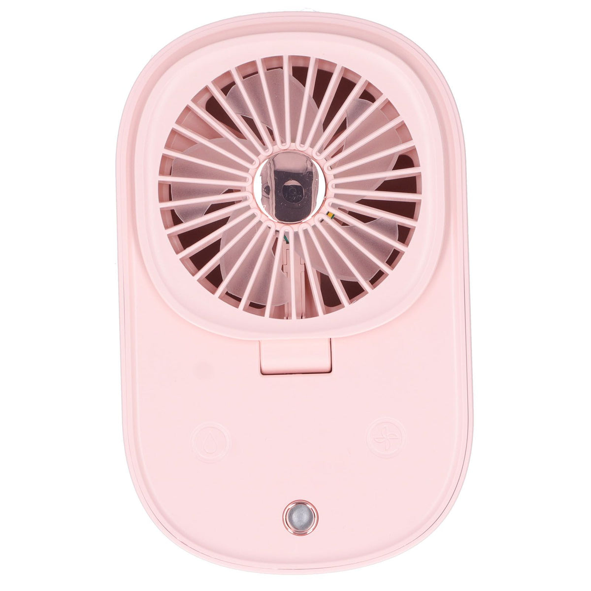 90 Degree Folding Electric Fan 2 in1 Portable Humidifying Electric Fan for Home OfficePink