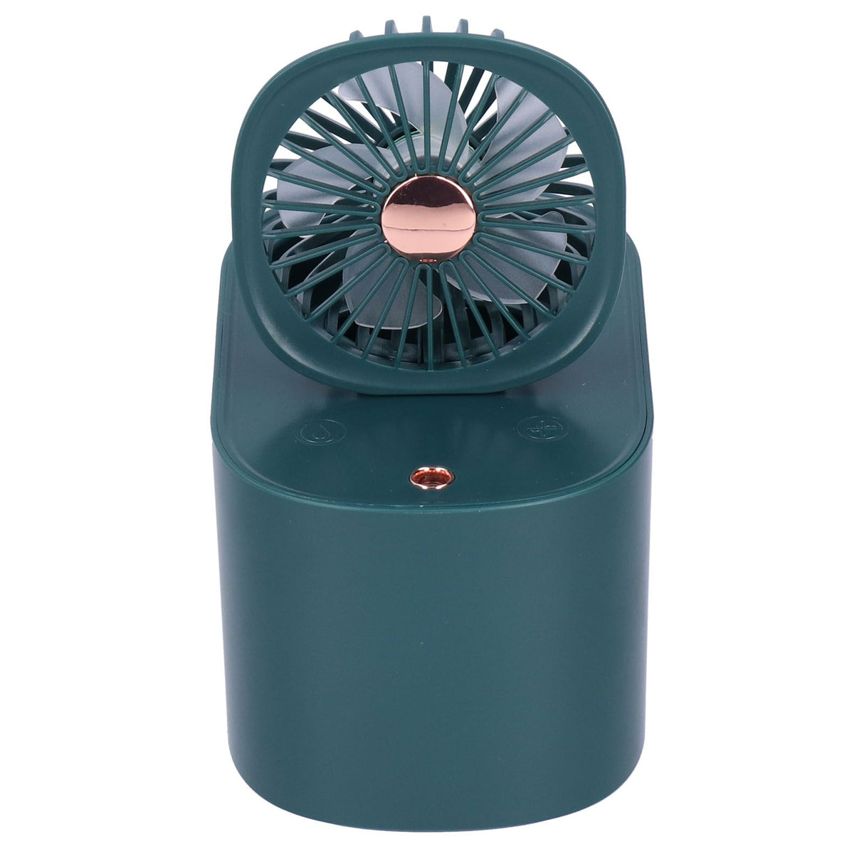 90 Degree Folding Electric Fan 2 in1 Portable Humidifying Electric Fan for Home OfficeDark Blue