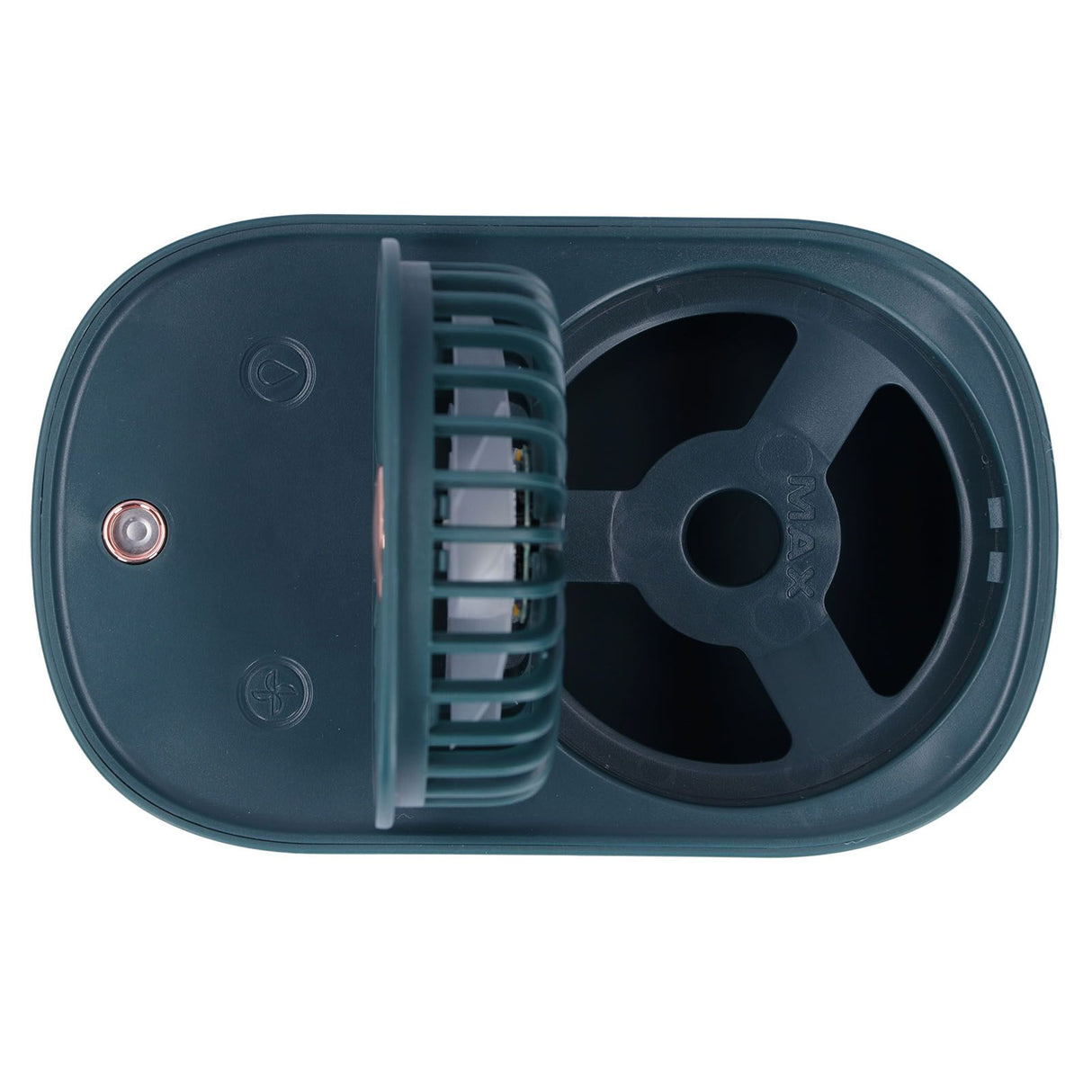 90 Degree Folding Electric Fan 2 in1 Portable Humidifying Electric Fan for Home OfficeDark Blue
