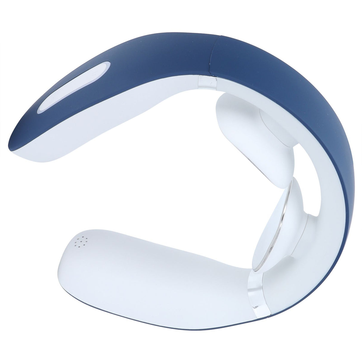 Neck Massager USB Charging Mini Intelligent Holographic Pulsed Shoulder Therapy Machine Blue