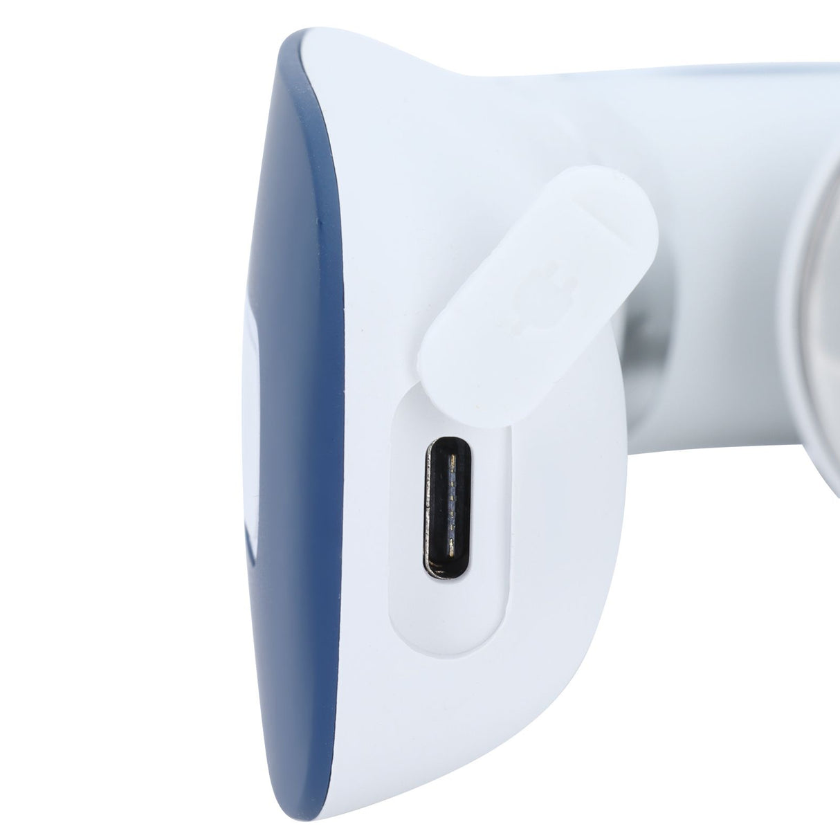 Neck Massager USB Charging Mini Intelligent Holographic Pulsed Shoulder Therapy Machine Blue