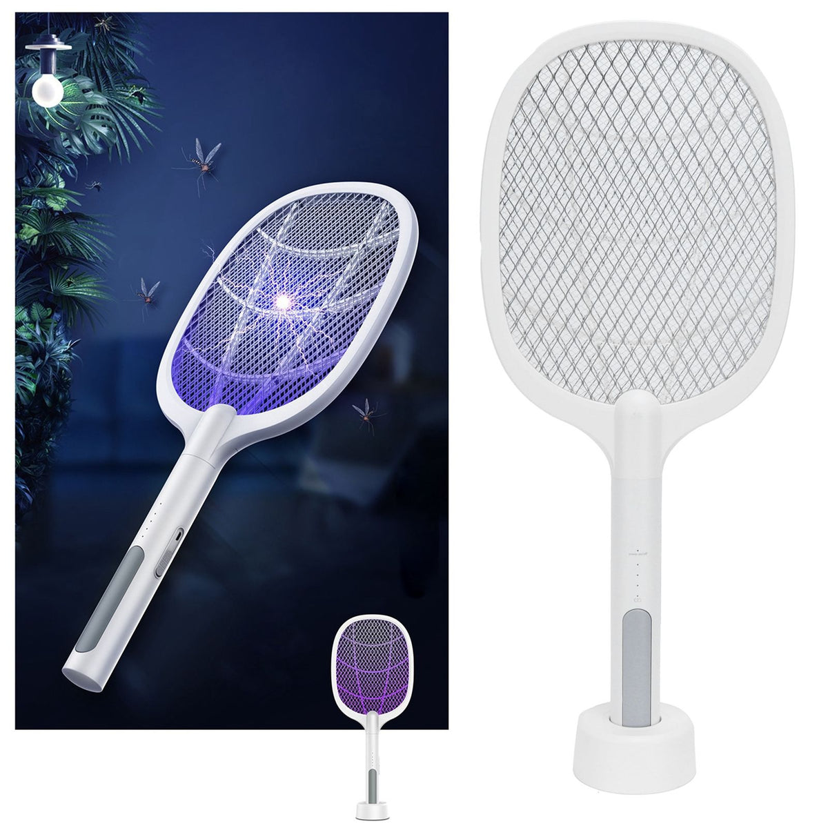 Electric Mosquito Swatter USB Photocatalyst Mosquito Killer Lamp for Home Office Use