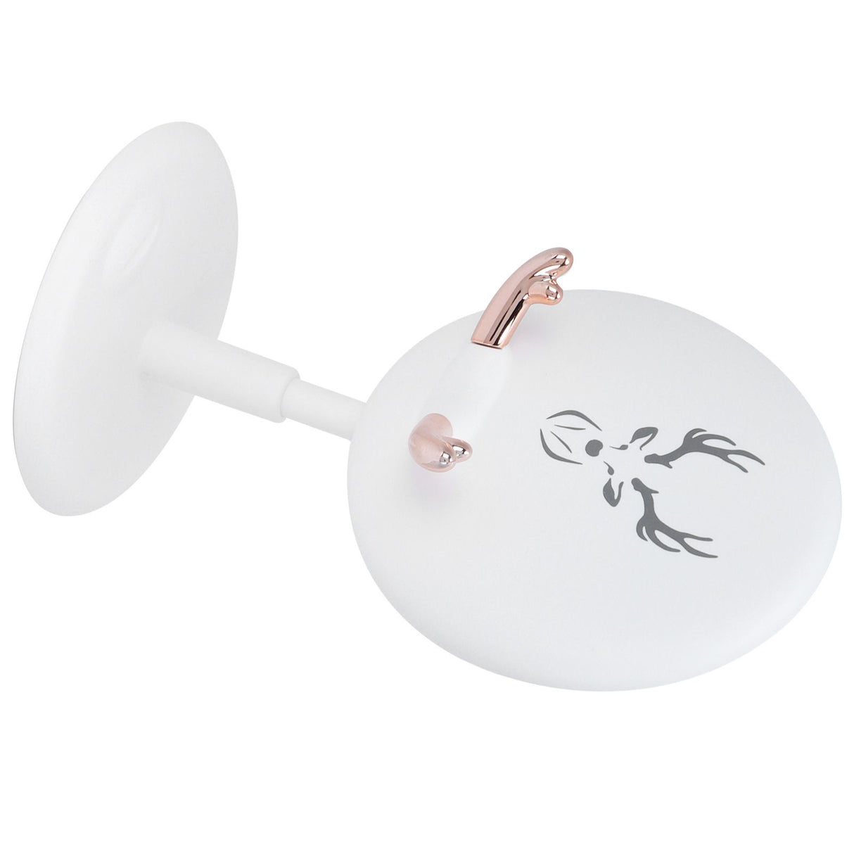 Cute Mobile Phone Holder Folding Mobile Phone Desktop Bracket for Live BroadcastWhite