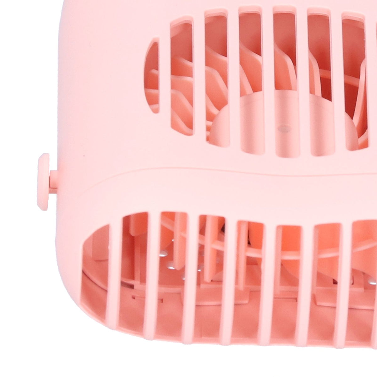 Hand-Held Mini Fan USB Charging Waist Hanging Fan for Home Office Traveling Pink