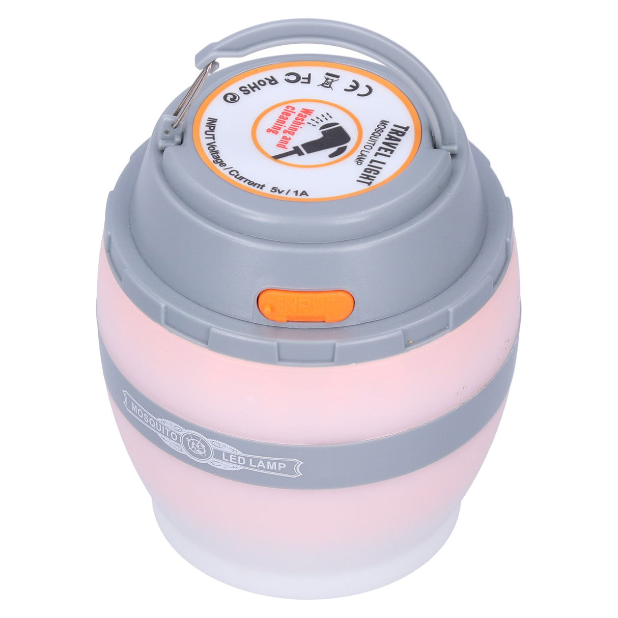Mosquito Killer Lamp Portable IP67 Waterproof Insect Repeller for Outdoor Camping Picnic(Mosquito Lamp Solar Panel )