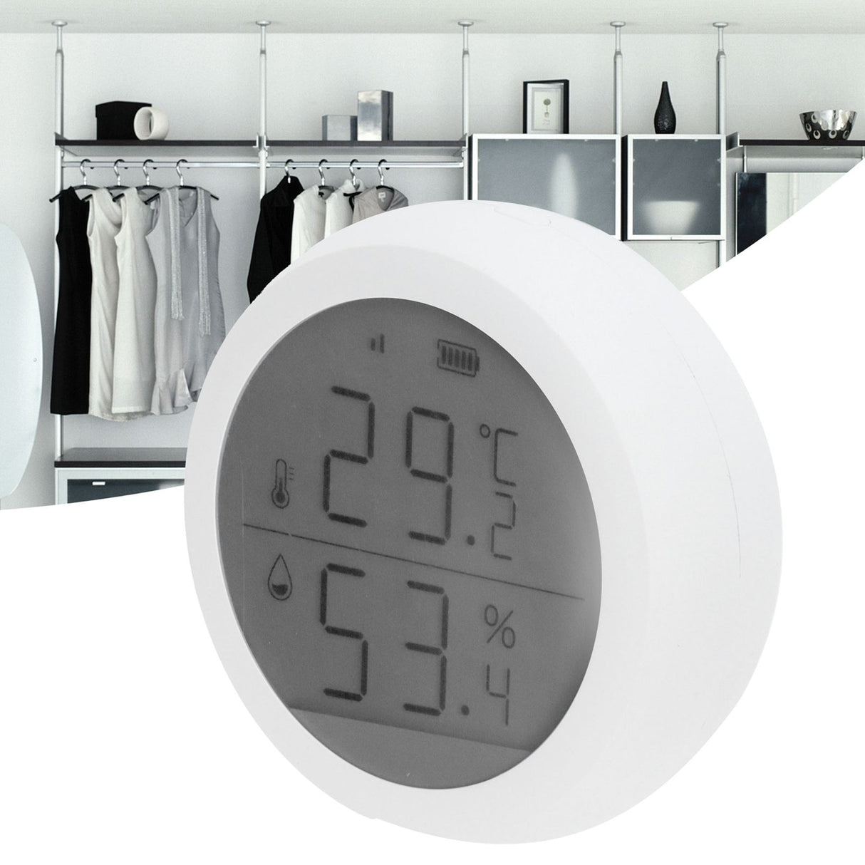 Temperature Humidity Sensor Detector Zigbee Wireless System Thermometer Hygrometer