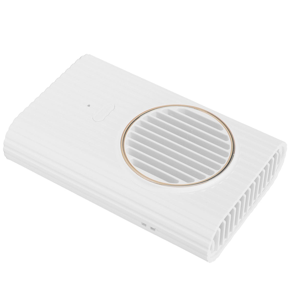 Desktop Hanging Neck Handheld Fan USB Charging Portable Mini Fan for Office BedroomWhite