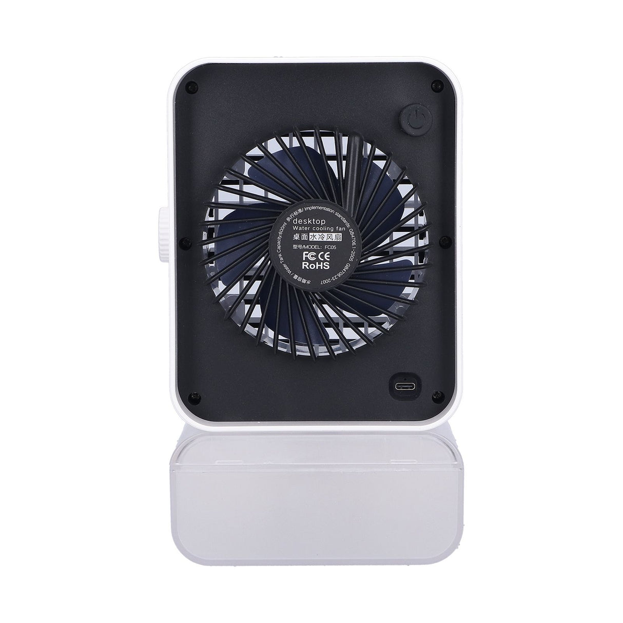 Detachable Desktop Air Conditioner Fan USB Powered Small Air Cooler Spray Fan for Home