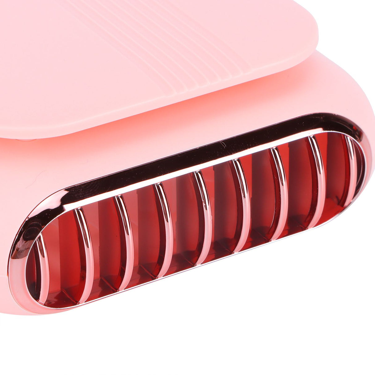 USB Charging Silent Neck Fan Portable Handheld Electric Fan for Outdoor Desktop HomePink
