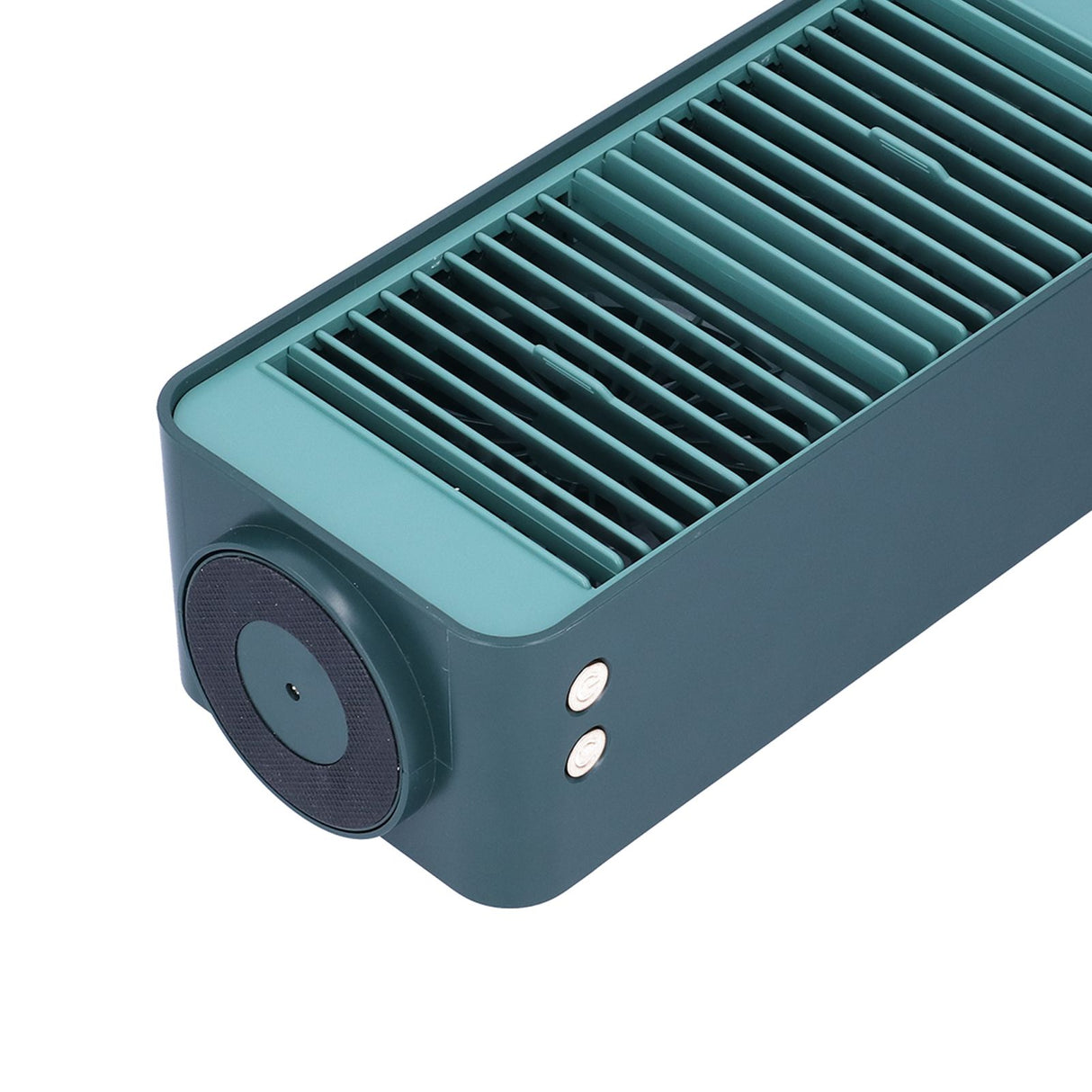 Double Fan Blade Rotating Fan USB Charging Desktop Electric Fan for Office Home DormitoryGreen