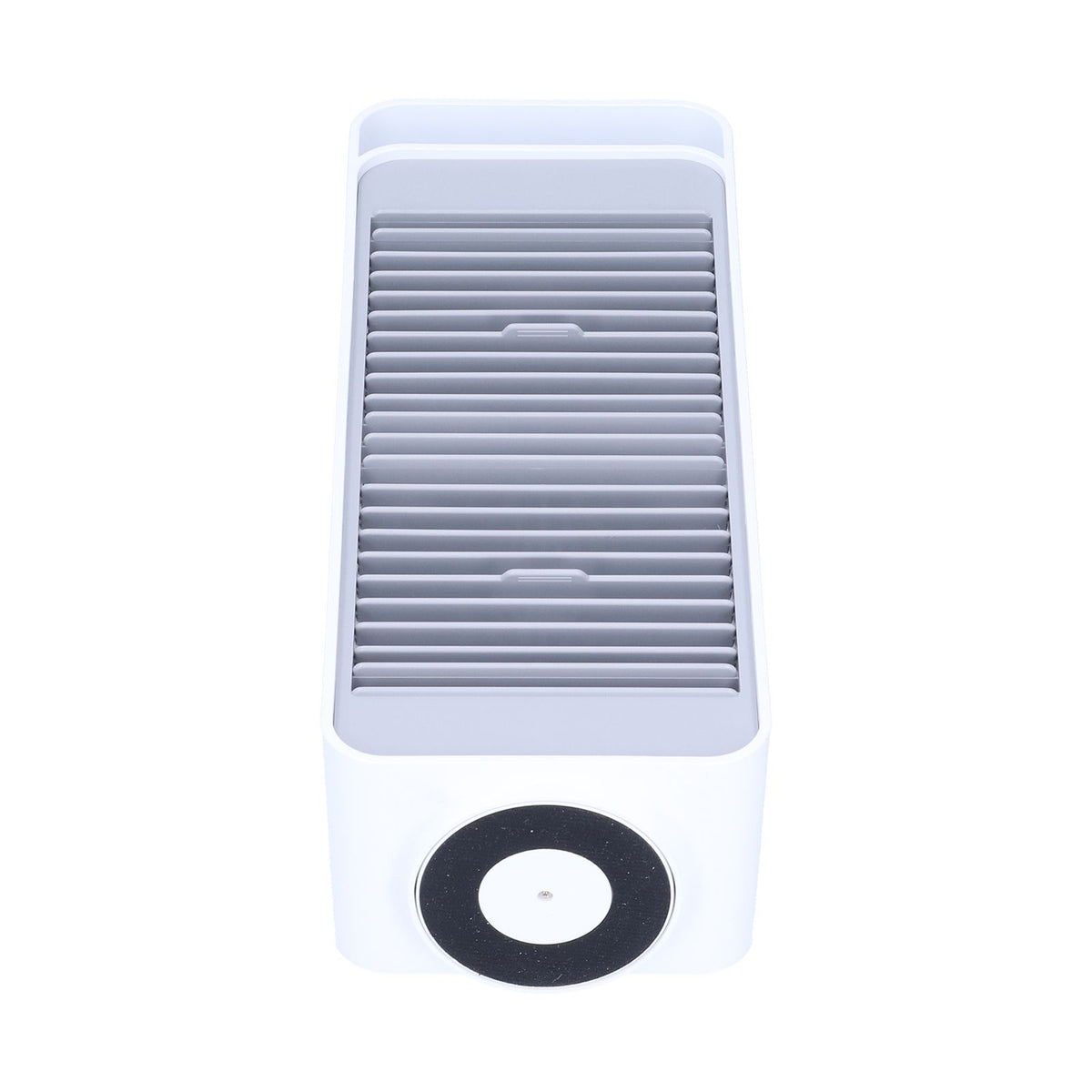 Double Fan Blade Rotating Fan USB Charging Desktop Electric Fan for Office Home DormitoryWhite
