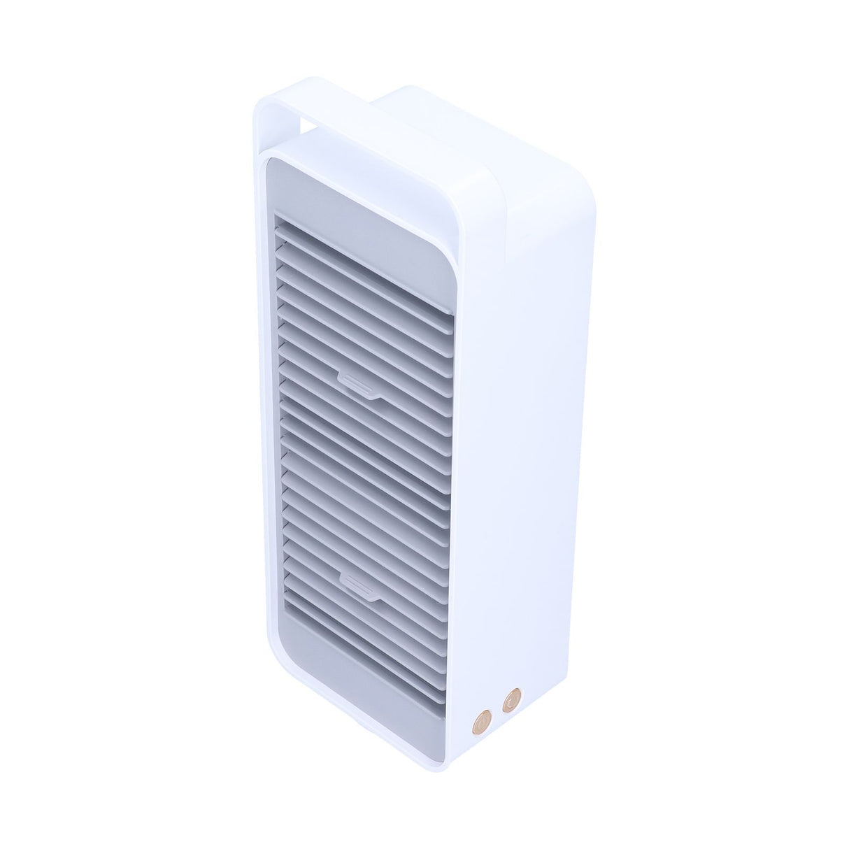 Double Fan Blade Rotating Fan USB Charging Desktop Electric Fan for Office Home DormitoryWhite