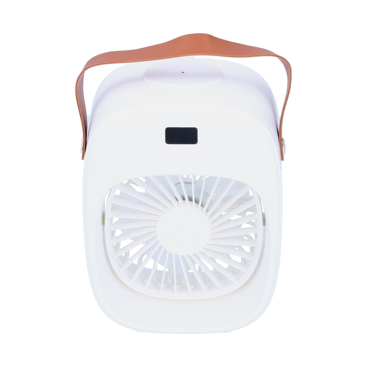 Adjustable Electric Fan Portable Spray Humidification Electric Fan for Home Outdoor DormitoryWhite