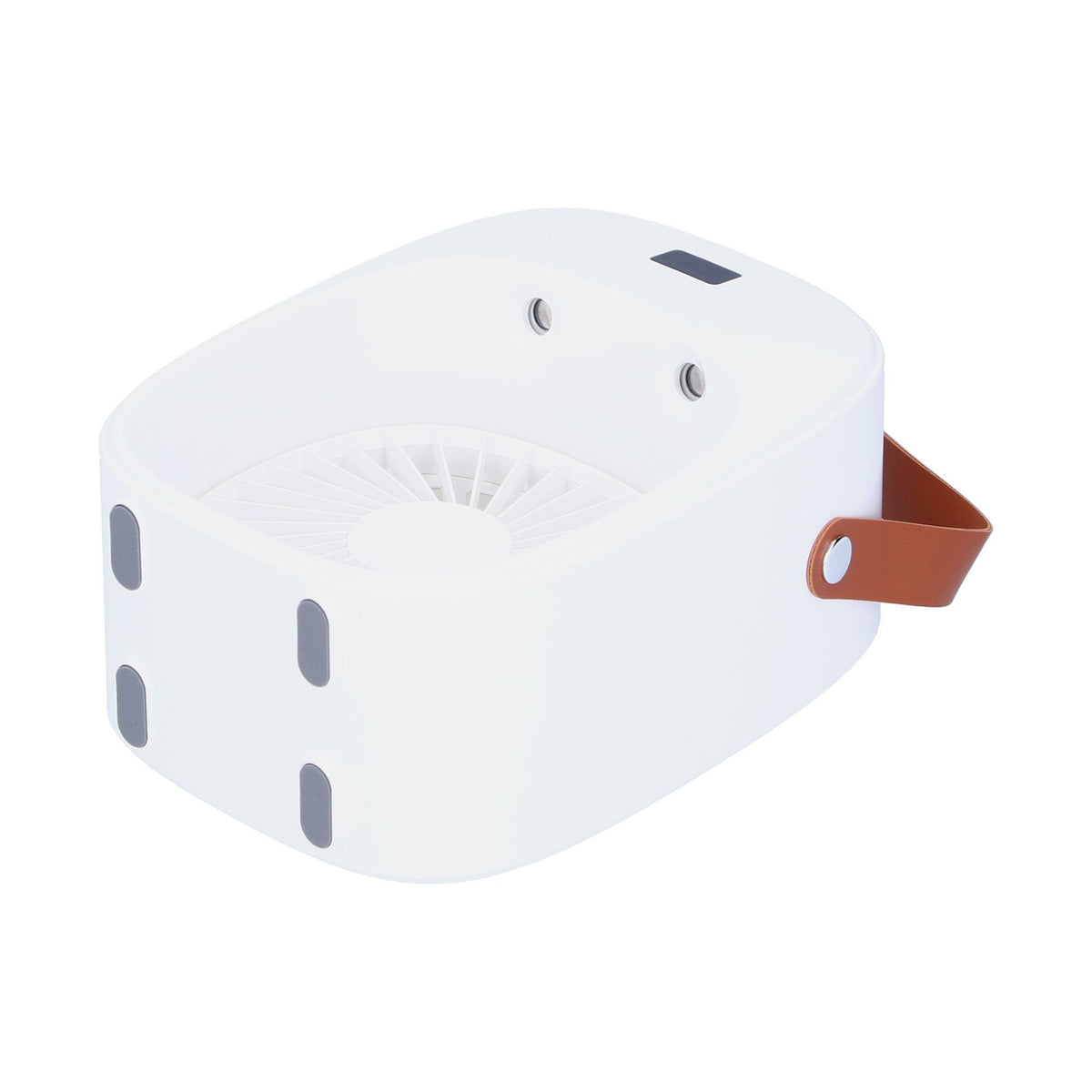 Adjustable Electric Fan Portable Spray Humidification Electric Fan for Home Outdoor DormitoryWhite