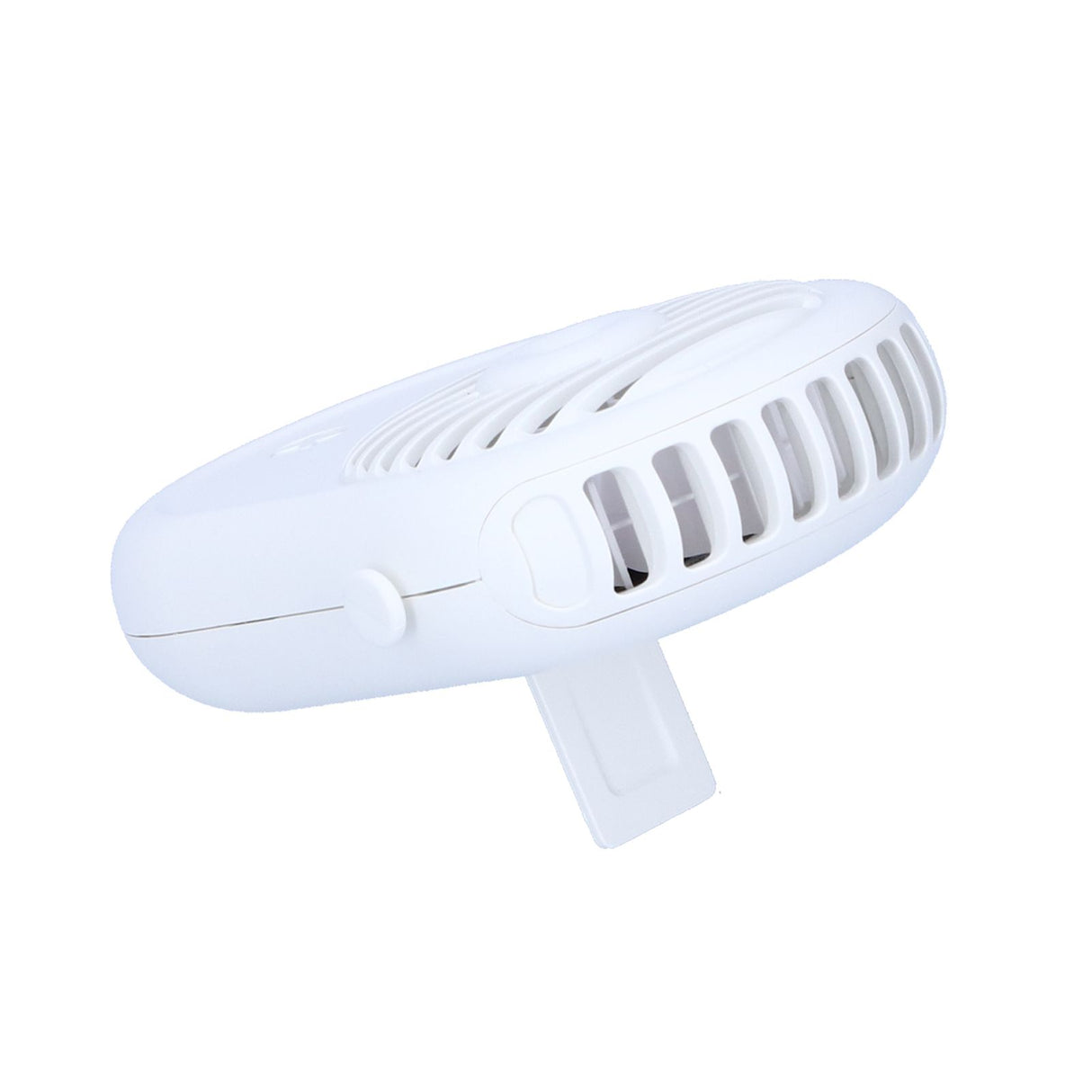 Portable Handheld Electric Fan Mini Compact Neck Hanging Fan for Summer Home Office UseWhite